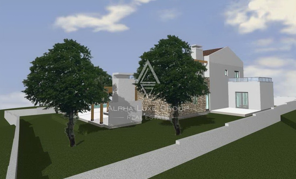 Višnjan, Istra: Zazidljivo zemljišče z razgledom in dovoljenjem