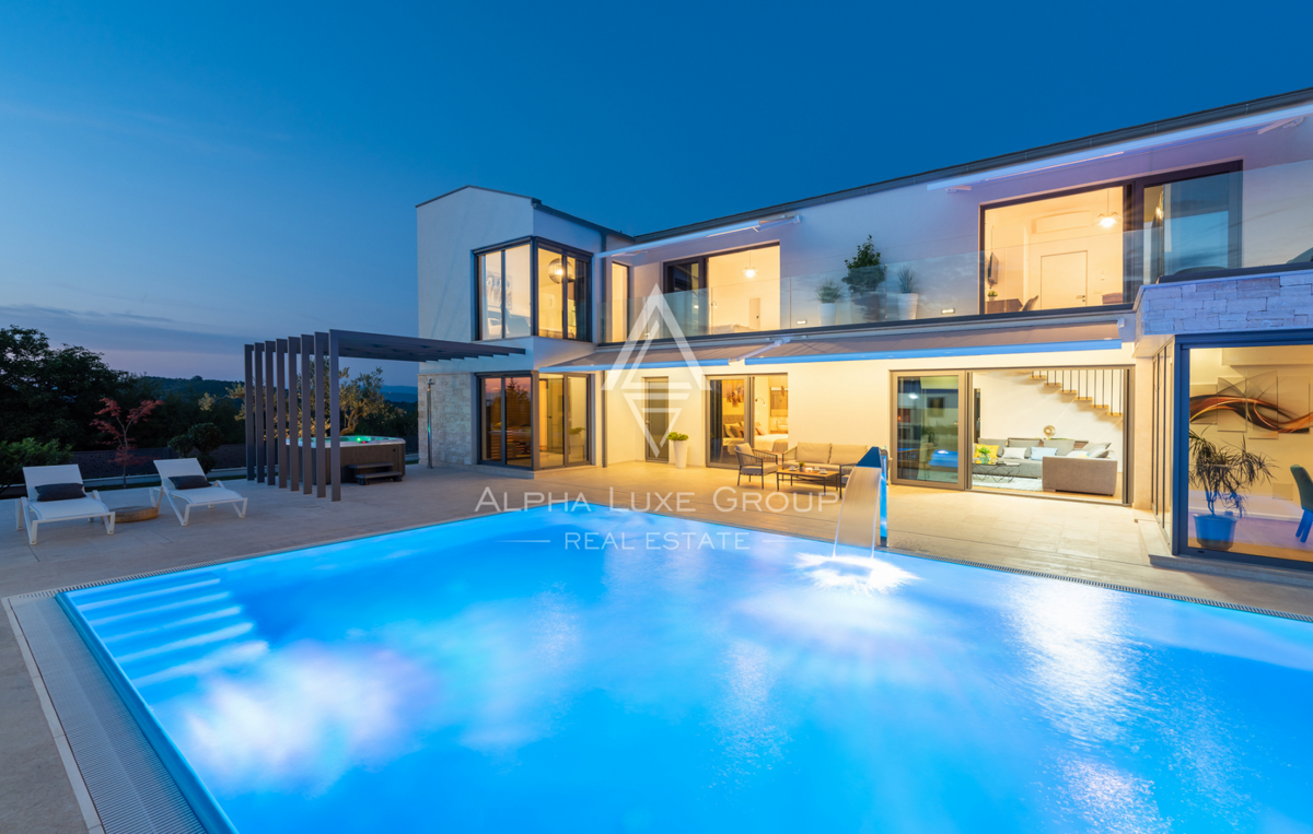 Istra, Motovun: Luksuzna vila s panoramskim pogledom