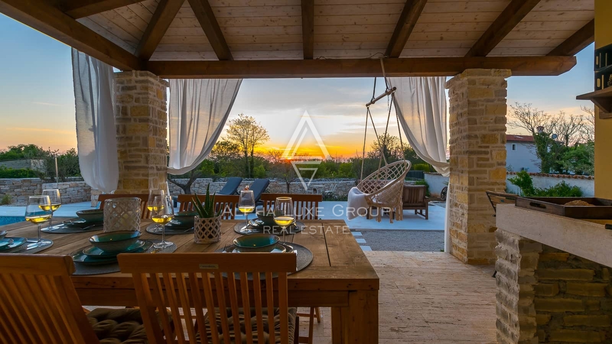 Istra, Vodnjan: Mediteranska hiša z bazenom