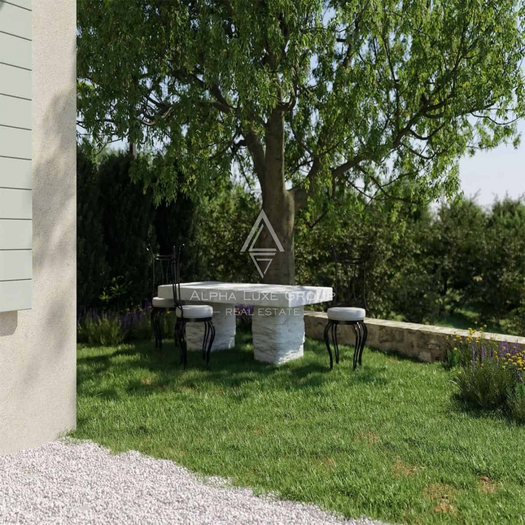 Čudovita kamnita vila obdana z naravo, s pogledom na morje, Brtonigla, ISTRA