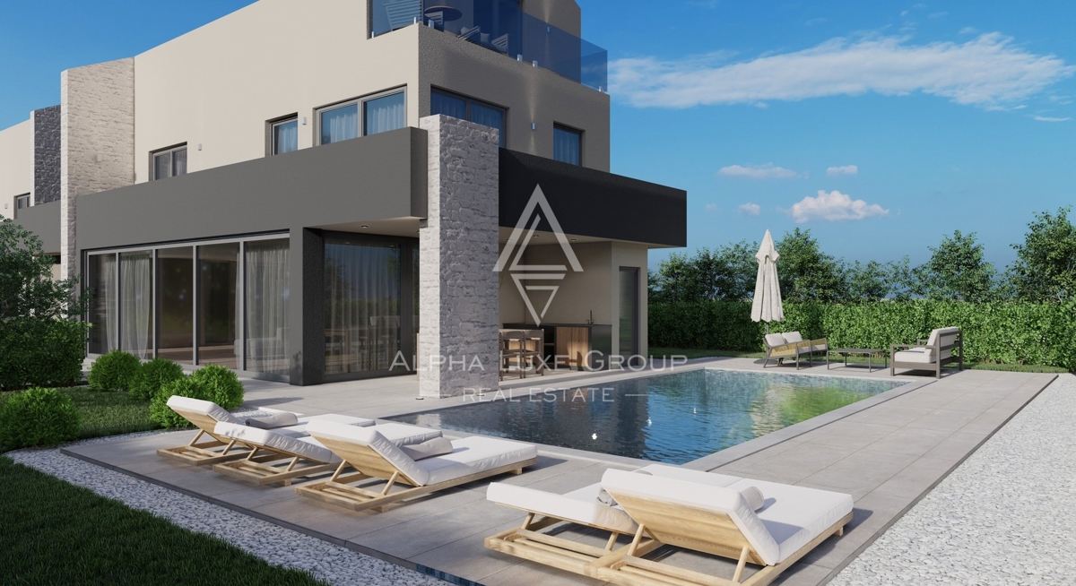 Poreč, Istra: Ekskluzivna novogradnja s pogledom na morje