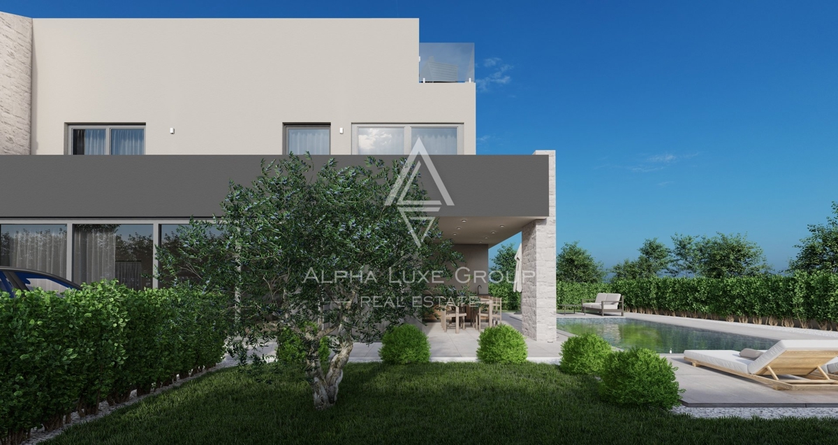 Poreč, Istra: Ekskluzivna novogradnja s pogledom na morje