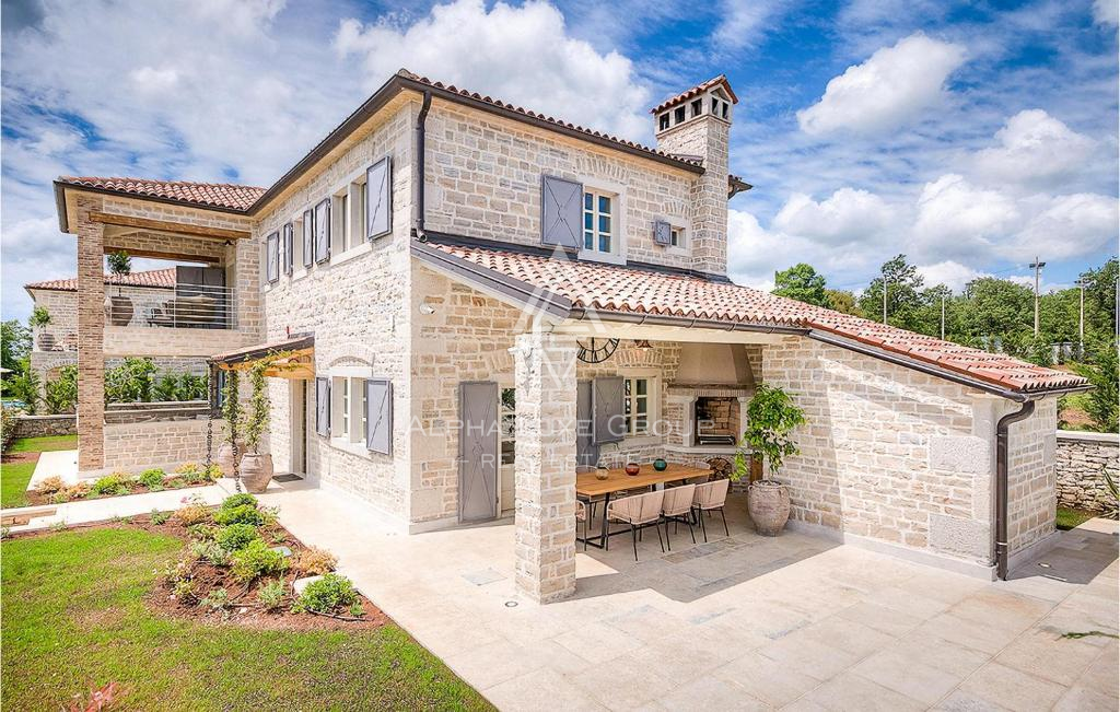 Kanfanar, Istra: Elegantna vila z bazenom in vrtom