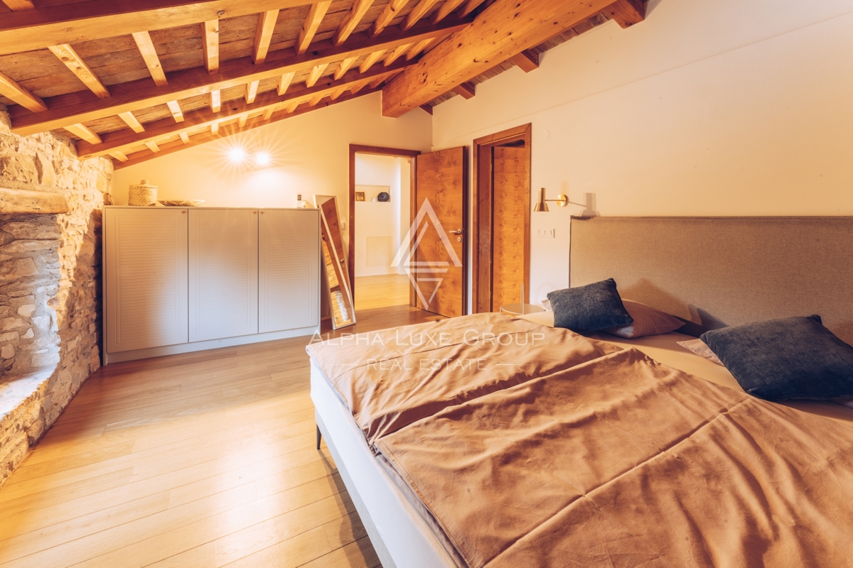 Novigrad, Istra: Luksuzna kamnita vila z bazenom