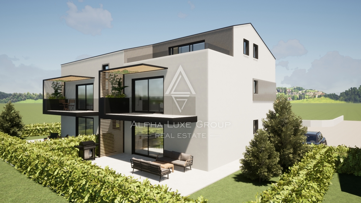 Poreč, Istra – Sodobno penthouse stanovanje z razgledom