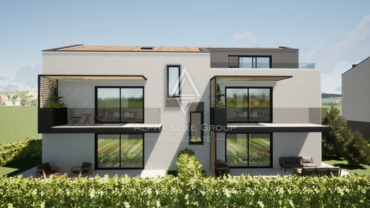 Poreč, Istra – Sodobno penthouse stanovanje z razgledom