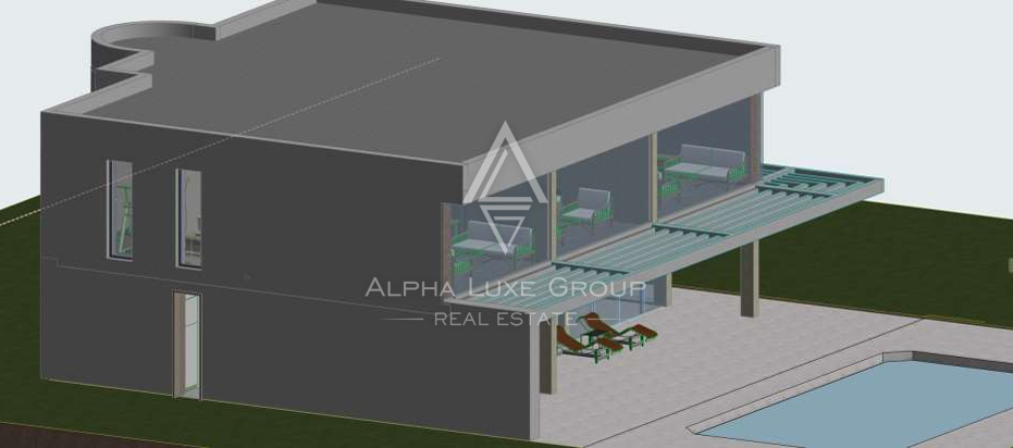 Skitača, Istra: Zazidljivo zemljišče s projektom vile