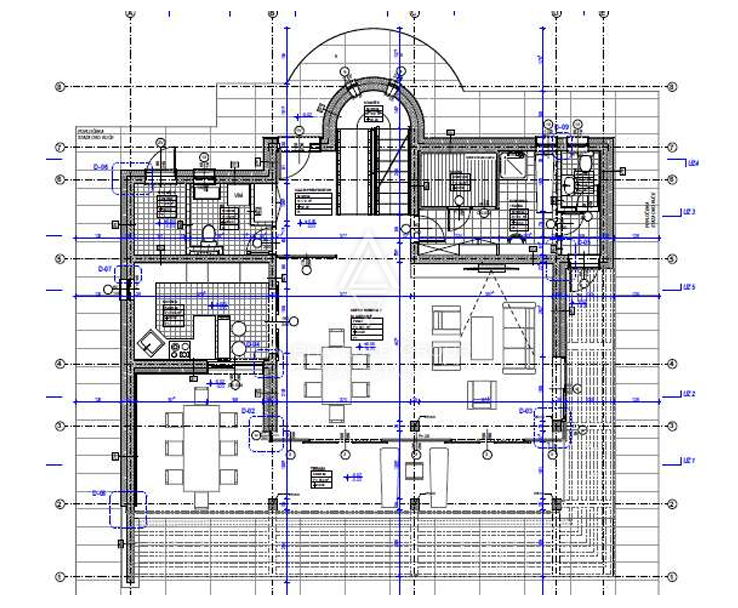 Skitača, Istra: Zazidljivo zemljišče s projektom vile