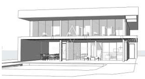 Skitača, Istra: Zazidljivo zemljišče s projektom vile