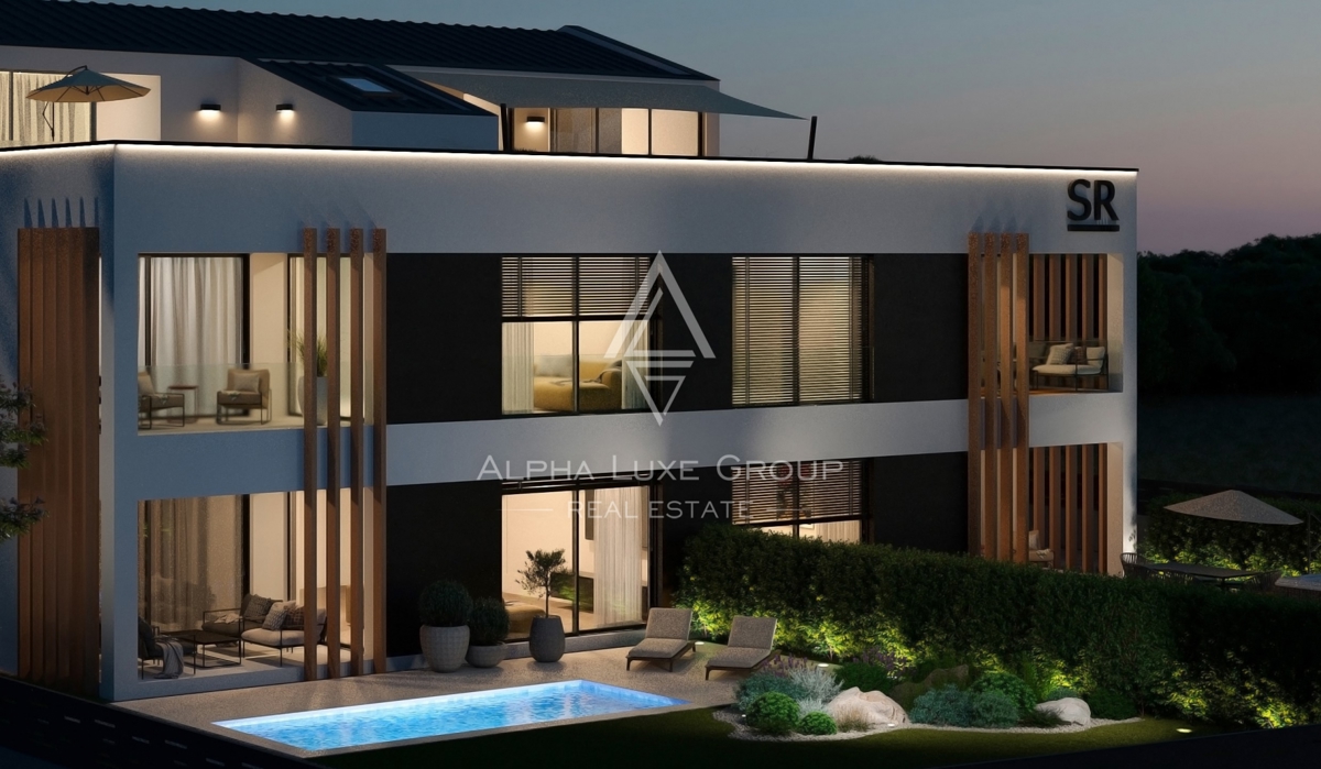 Rovinj, Istra: Nov luksuzen apartma naprodaj