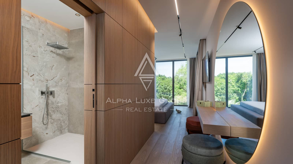 Istra, Krnica: Moderna vila s panoramo morja