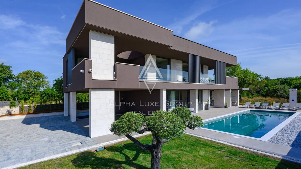 Istra, Krnica: Moderna vila s panoramo morja