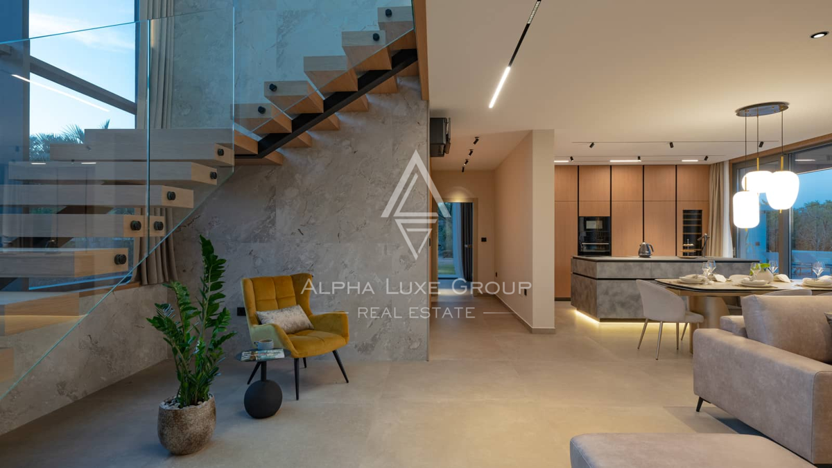 Istra, Krnica: Moderna vila s panoramo morja