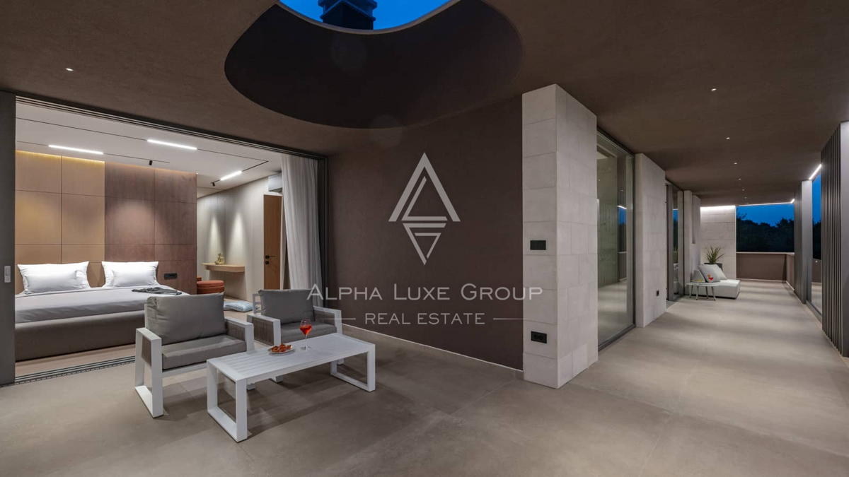 Istra, Krnica: Moderna vila s panoramo morja