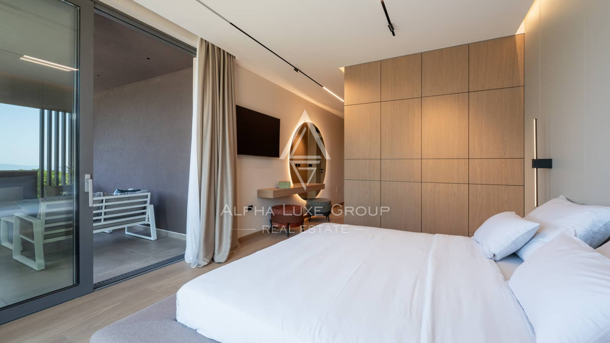 Istra, Krnica: Moderna vila s panoramo morja