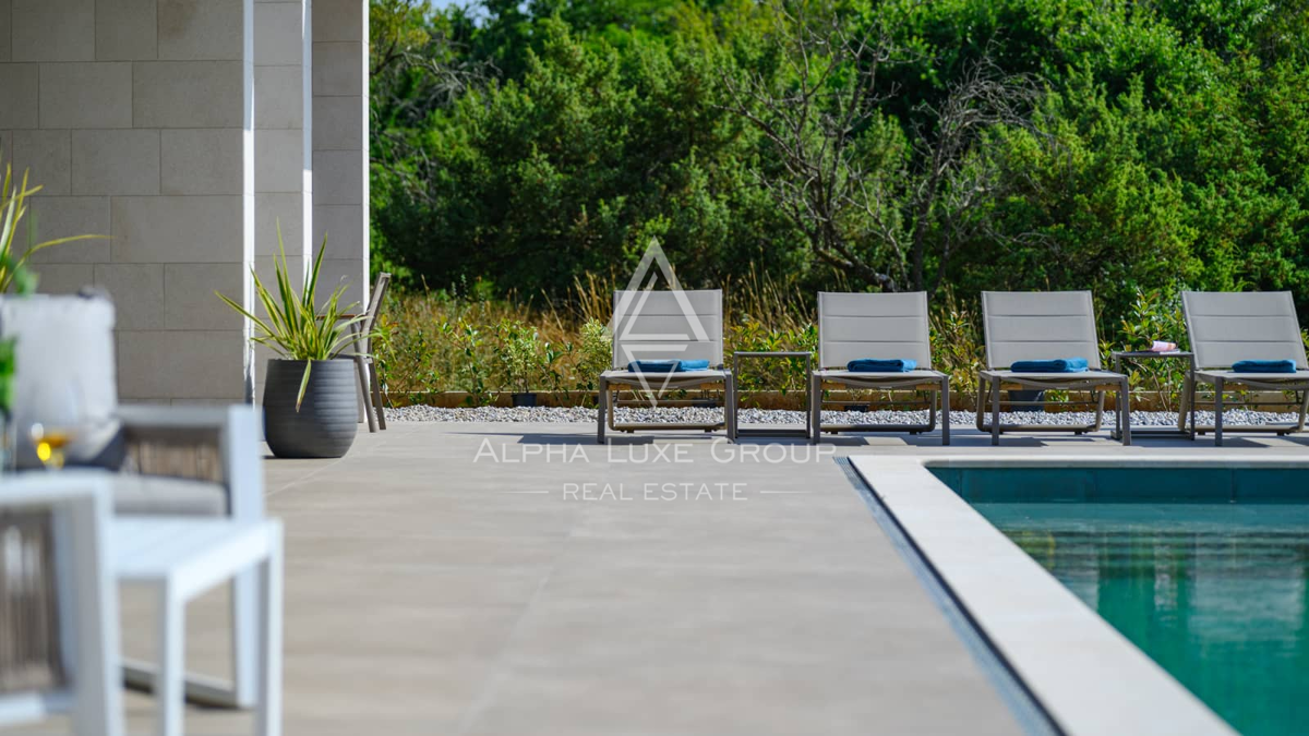 Istra, Krnica: Moderna vila s panoramo morja