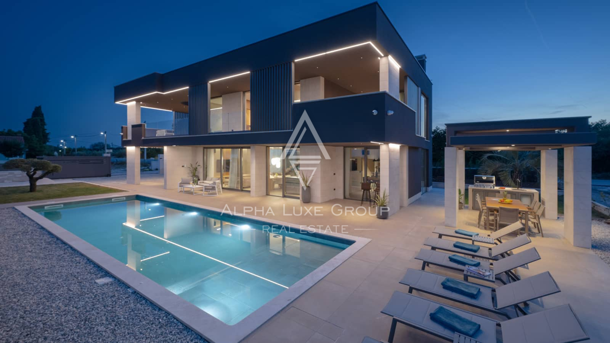 Istra, Krnica: Moderna vila s panoramo morja