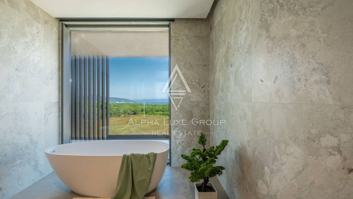 Istra, Krnica: Moderna vila s panoramo morja