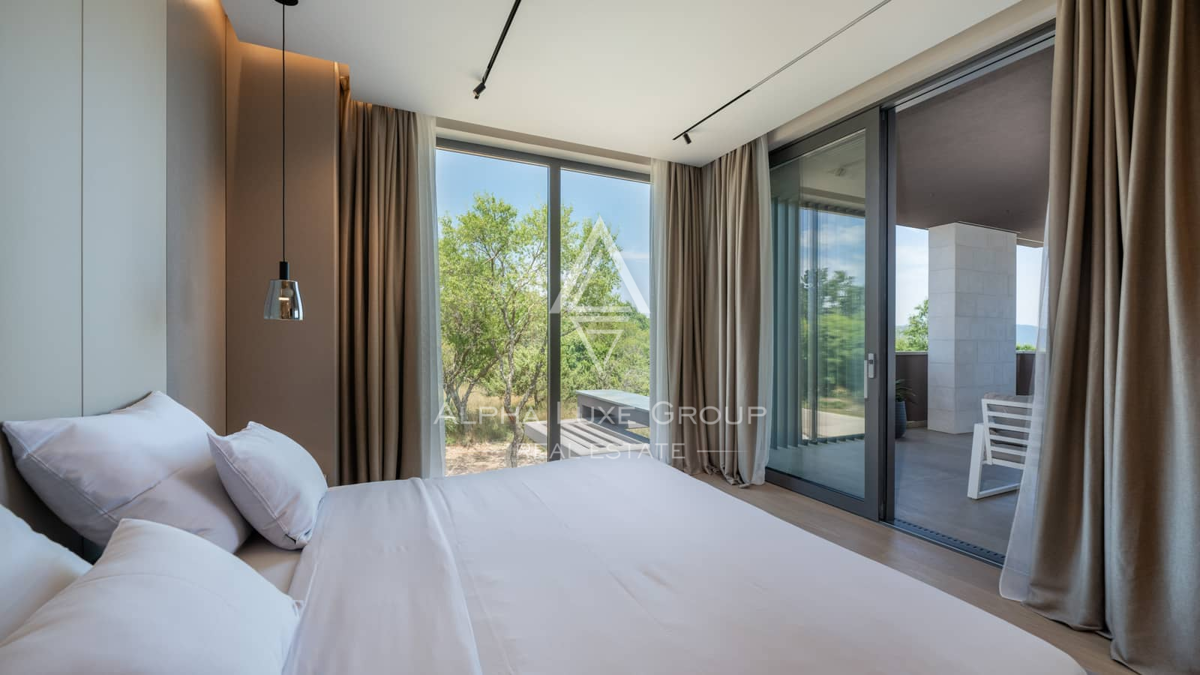 Istra, Krnica: Moderna vila s panoramo morja