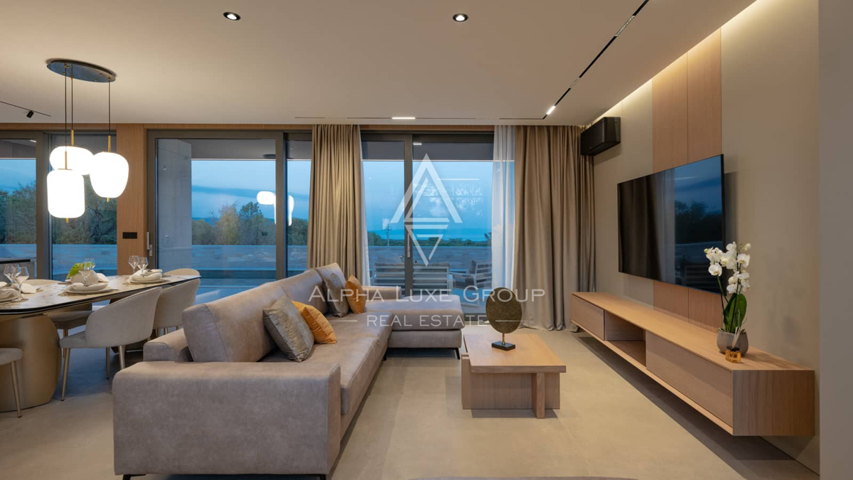 Istra, Krnica: Moderna vila s panoramo morja