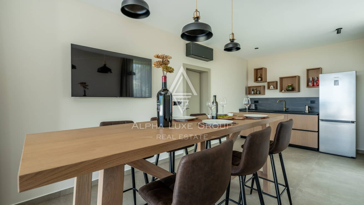 Istra, Krnica: Moderna vila s panoramo morja