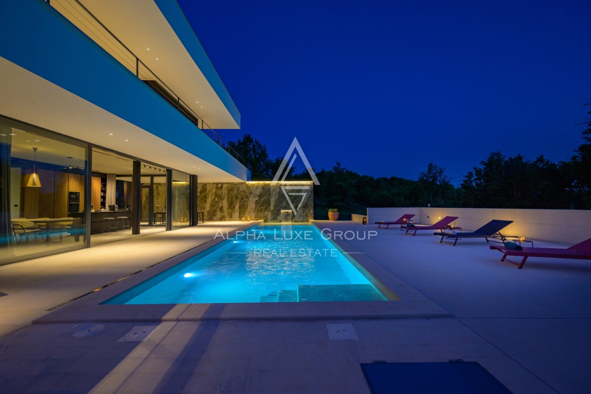 Istra, Grožnjan: Razkošna vila z bazenom