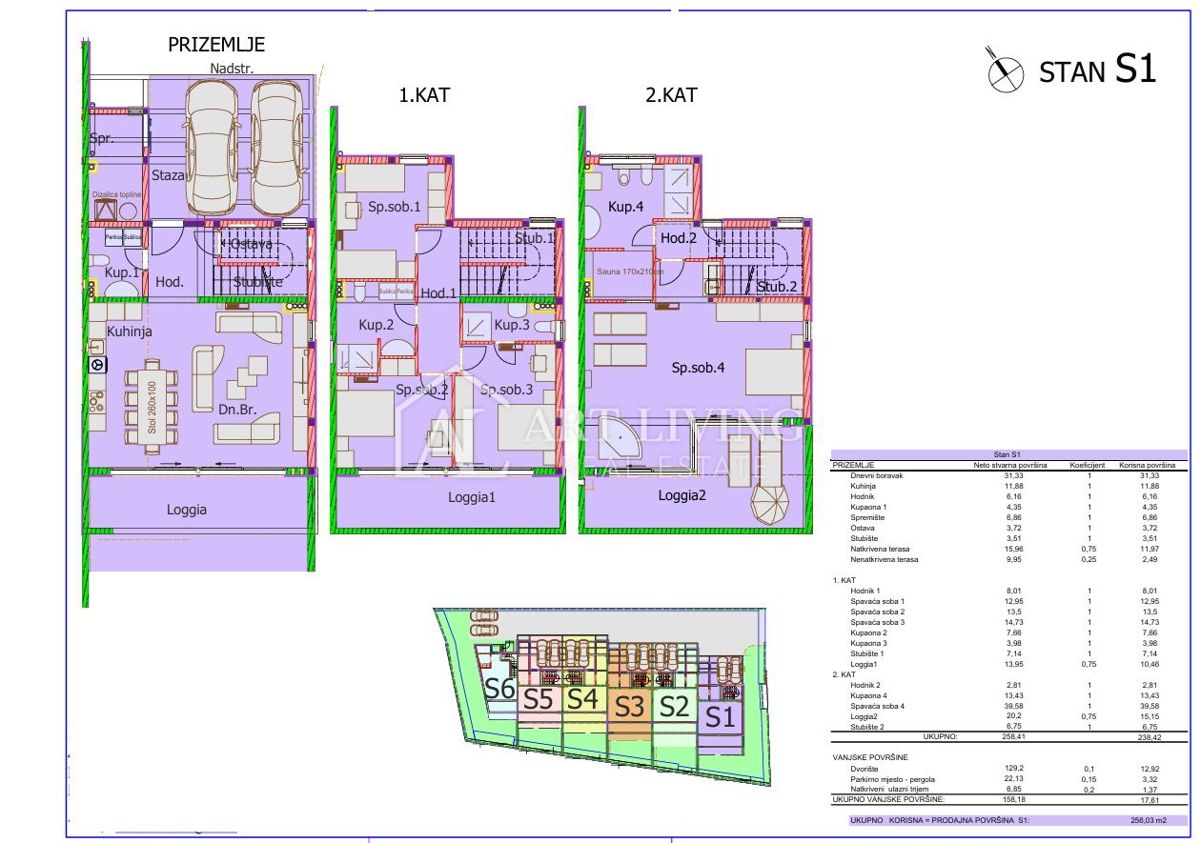 Umag, okolica – Luksuzna vrstna vila – ekskluzivna novogradnja, 180 m od morja
