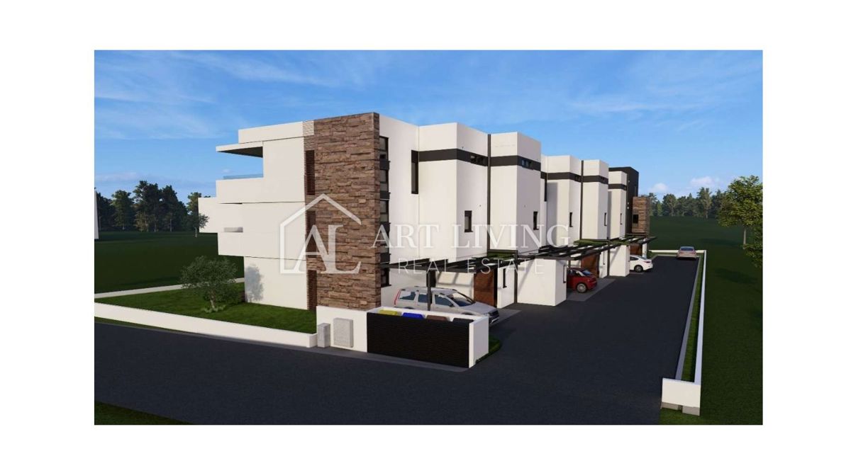 Umag, okolica – Luksuzna vrstna vila – ekskluzivna novogradnja, 180 m od morja