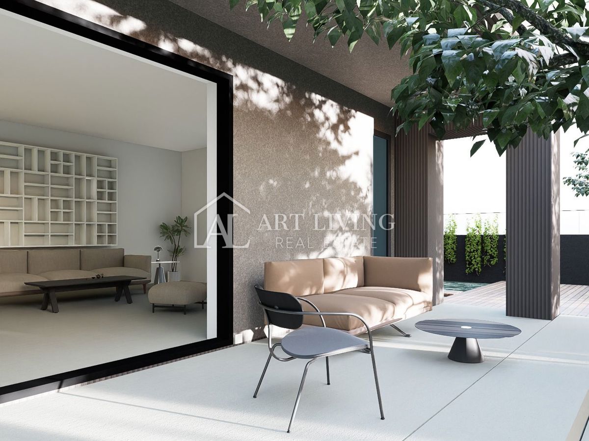 Poreč, okolica - moderna samostojna hiša z bazenom - NOVOGRADNJA