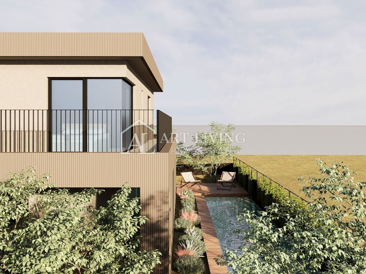 Poreč, okolica - moderna samostojna hiša z bazenom - NOVOGRADNJA