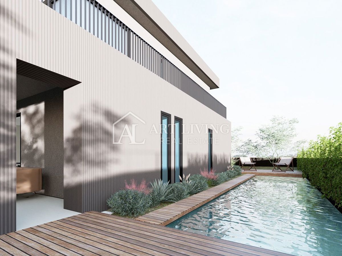 Poreč, okolica - moderna samostojna hiša z bazenom - NOVOGRADNJA