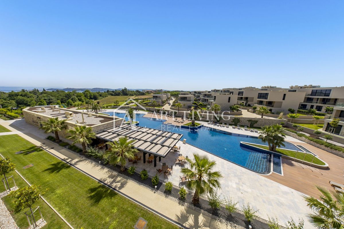 Istra, Umag, Crveni Vrh - Čudovito luksuzno enosobno stanovanje v ekskluzivnem letovišču