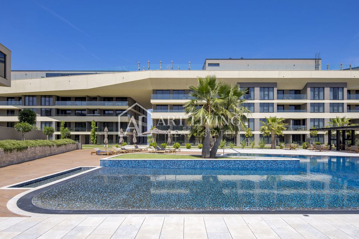 Istra, Umag, Crveni Vrh - Čudovito luksuzno enosobno stanovanje v ekskluzivnem letovišču