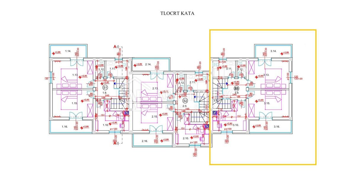 Buje, Kaštel – Trojček z bazenom na mirni in lepi lokaciji – NOVOGRADNJA