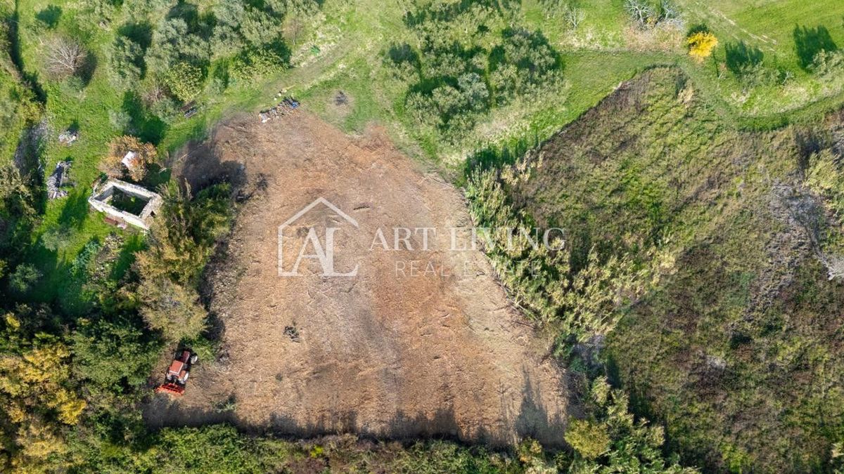 Buje, Privlačno kmetijsko zemljišče 2.700 m² ob meji gradbenega območja