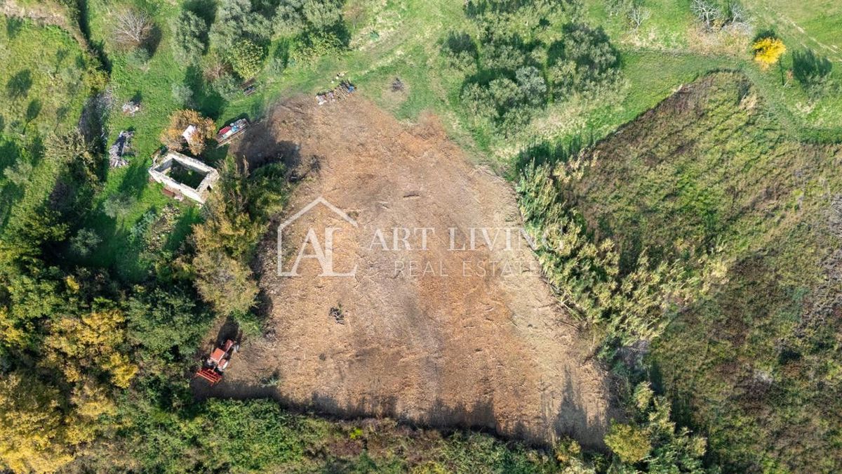 Buje, Privlačno kmetijsko zemljišče 2.700 m² ob meji gradbenega območja