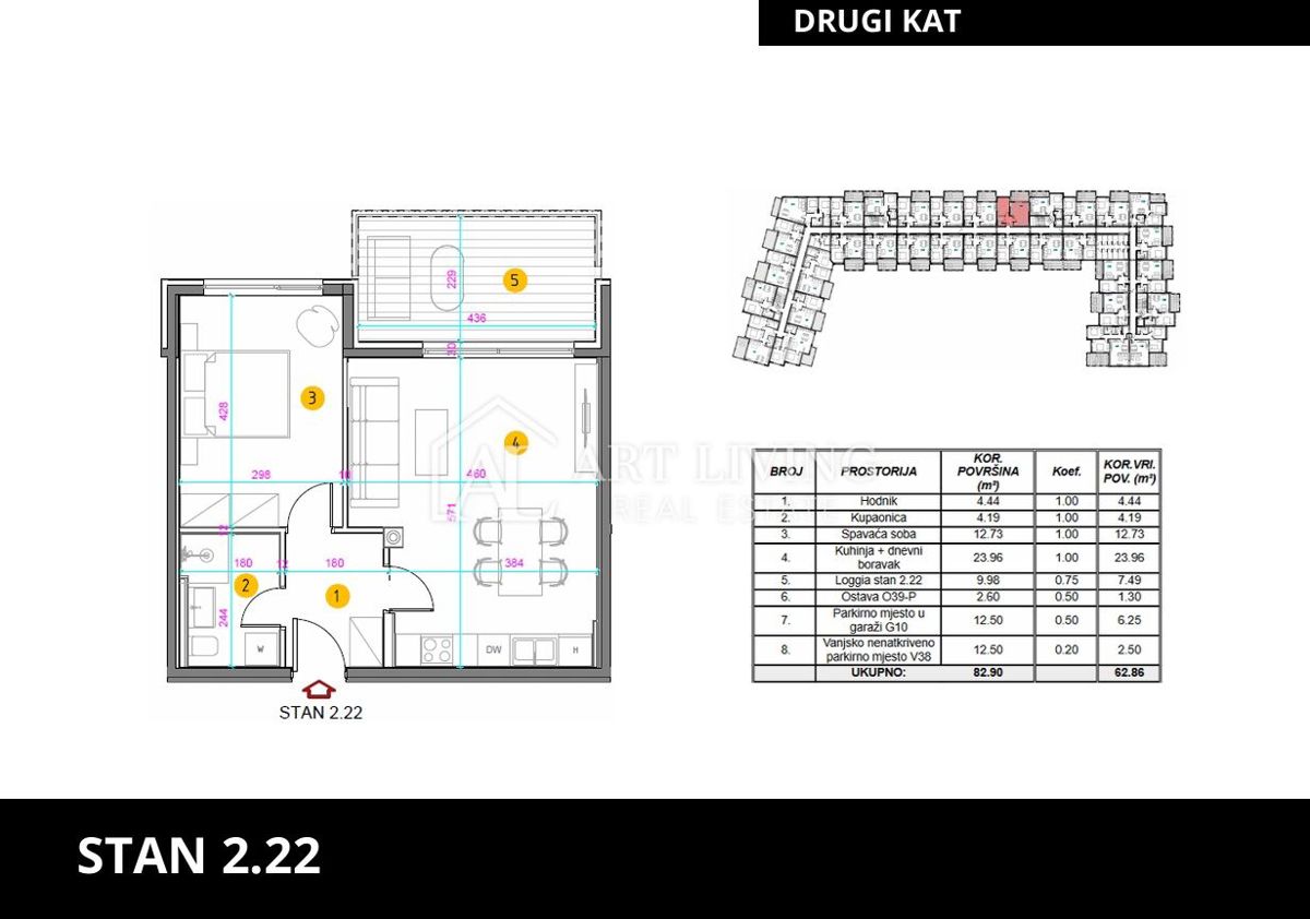 Istra, Umag - očarljivo stanovanje v drugem nadstropju - NOVOGRADNJA