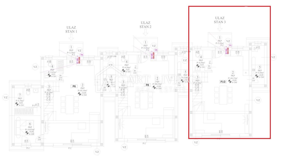 Istra, Umag, okolica – Vrstna hiša na TOP lokaciji – NOVOGRADNJA