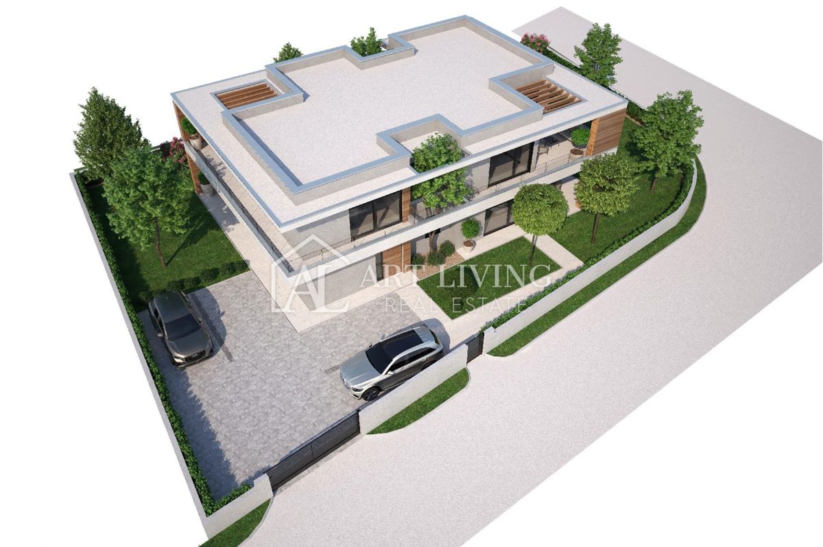 Istra, Umag – razkošna dvojčka na TOP lokaciji – NOVOGRADNJA