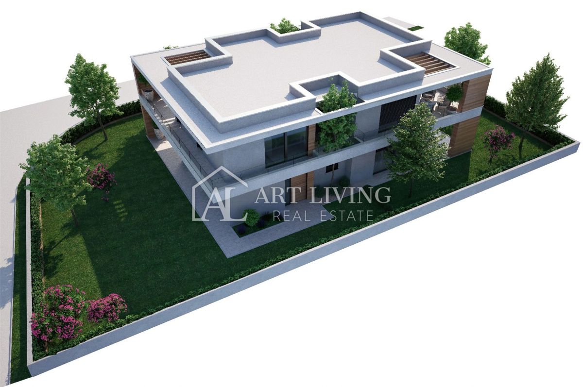 Istra, Umag – razkošna dvojčka na TOP lokaciji – NOVOGRADNJA