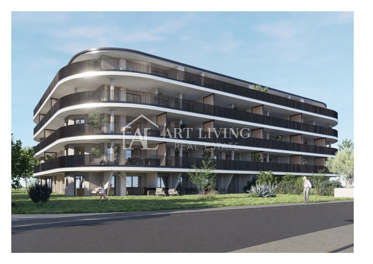 Istra, Umag - ekskluzivno dvosobno stanovanje v 4. nadstropju s teraso 82 m2 - VRHUNSKI!!