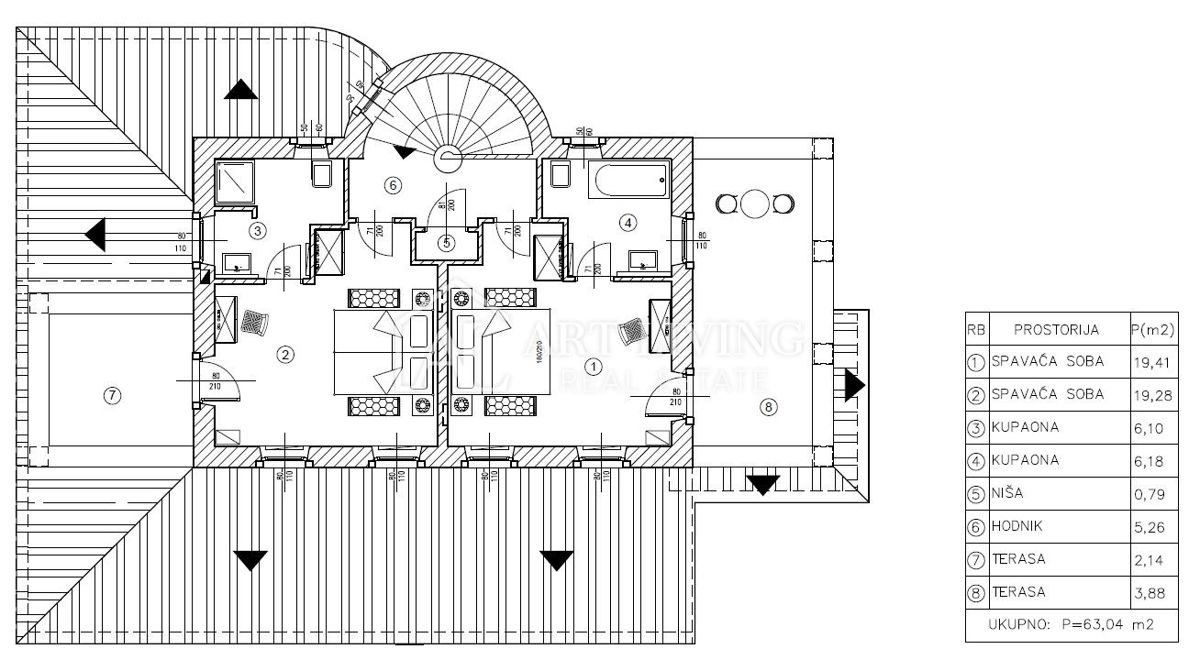 Poreč, okolica - rustikalna kamnita vila z bazenom v istrskem stilu