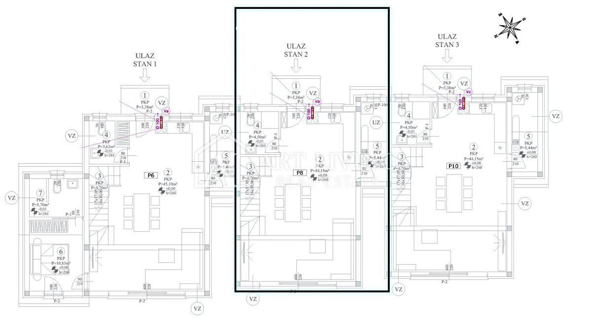 Istra, Umag, okolica – NOVOGRADNJA – Čudovita vrstna hiša na atraktivni lokaciji