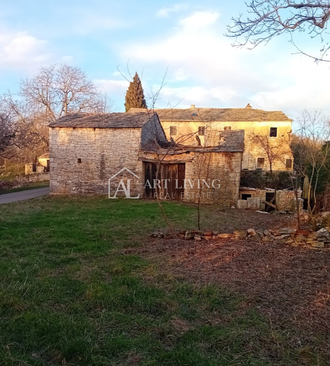 Istra, Grožnjan, okolica - 2 avtentični istrski hiši za prenovo - PRILOŽNOST