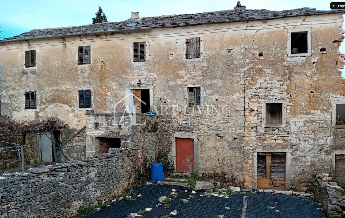 Istra, Grožnjan, okolica - 2 avtentični istrski hiši za prenovo - PRILOŽNOST