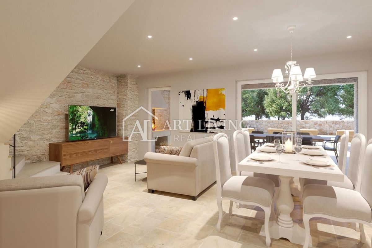 Poreč, okolica – PRILOŽNOST!! Gradbeno zemljišče s projektom in gradbenim dovoljenjem