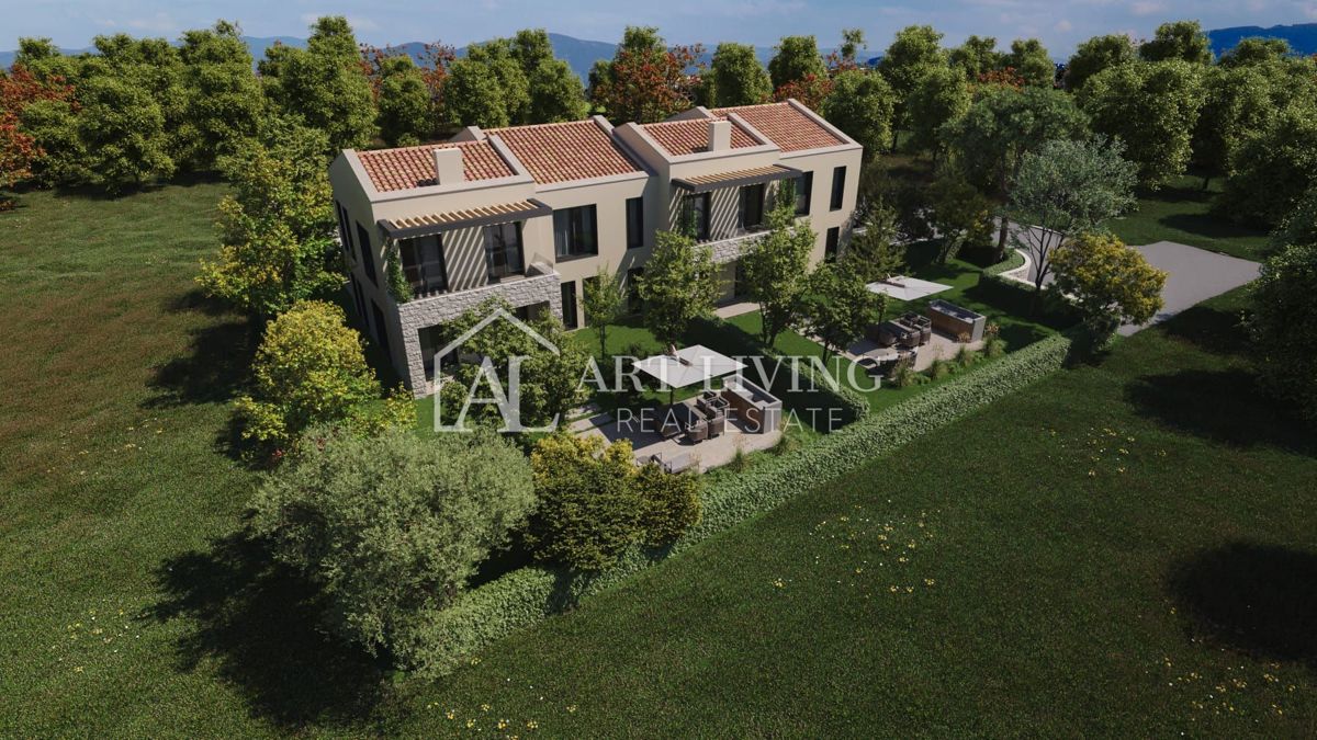 Okolica Poreča – Luksuzno dvosobno stanovanje v 1. nadstropju na mirni in lepi lokaciji