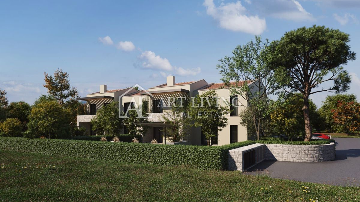 Okolica Poreča – Luksuzno dvosobno stanovanje v 1. nadstropju na mirni in lepi lokaciji