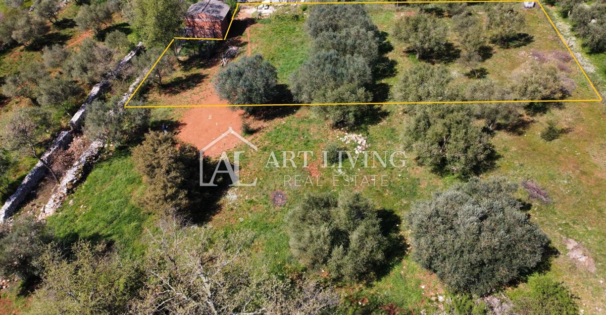 Buje - Kaštel - PRILOŽNOST, gradbeno zemljišče 1200 m2