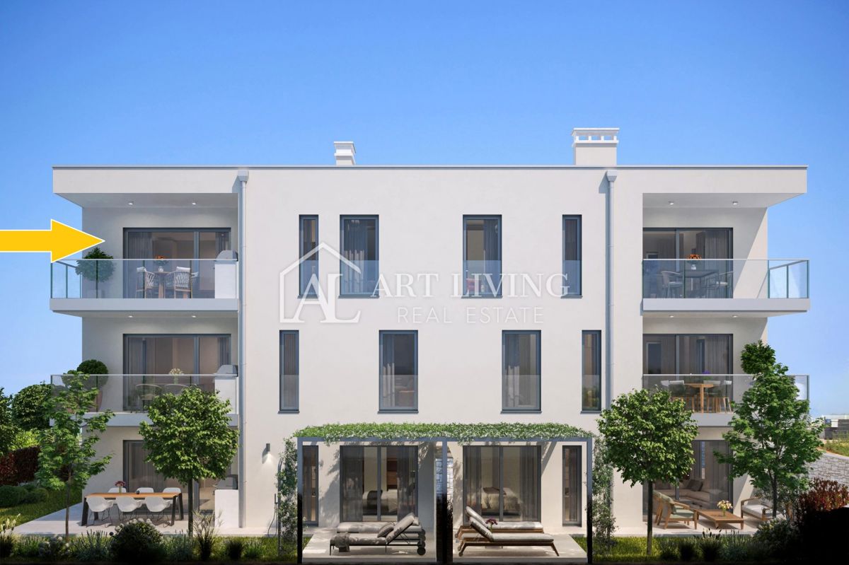 Umag, okolica – dvosobno stanovanje na TOP lokaciji, 600 m od morja